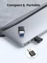 UGREEN USB to USB C Adapter 3Pack, 10Gbps USBC Female to USBA Male Adapter Type C Charge Converter for iPhone 16 15 14 13 Plus Pro Max,iPad Air Mini 6
