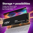 Crucial P310 SSD 1To PCIe Gen4 NVMe M.2 2280