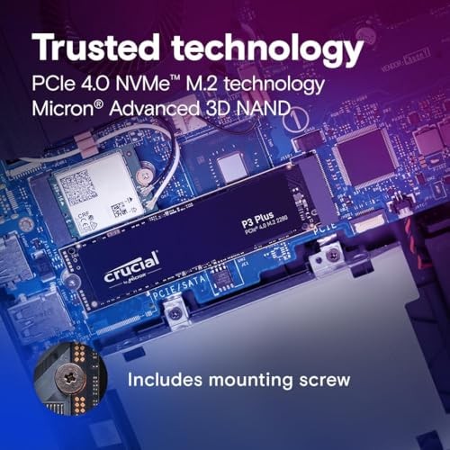 Crucial P3 Plus SSD 4To PCIe Gen4 NV