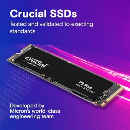 Crucial P3 Plus SSD 4To PCIe Gen4 NV