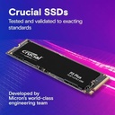 Crucial P3 Plus SSD 4To PCIe Gen4 NV