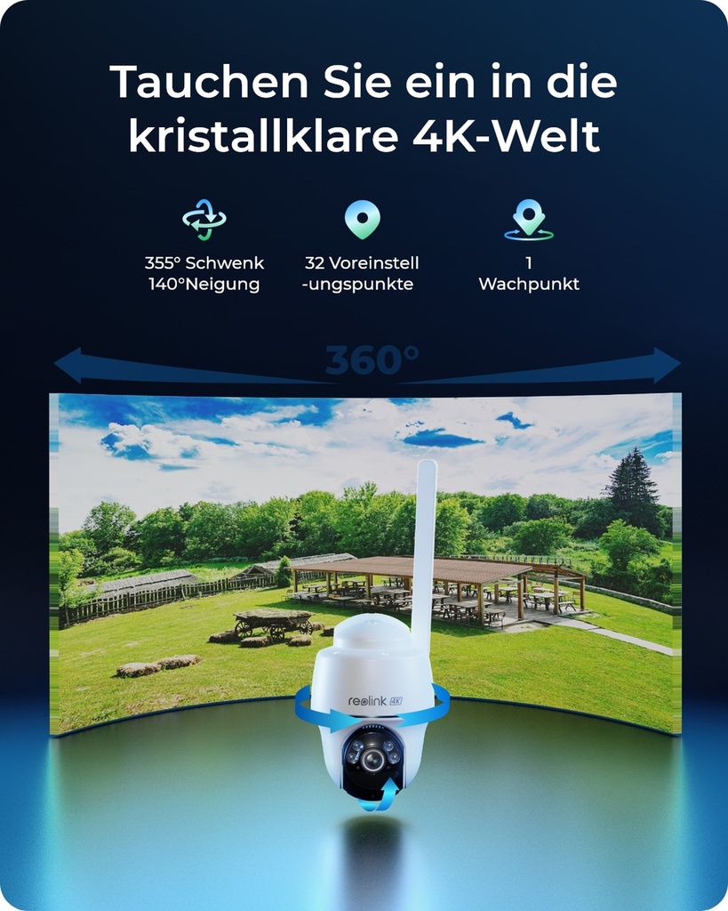 Reolink Überwachungskamera »Go Series G440«, Außenbereich-Innenbereich