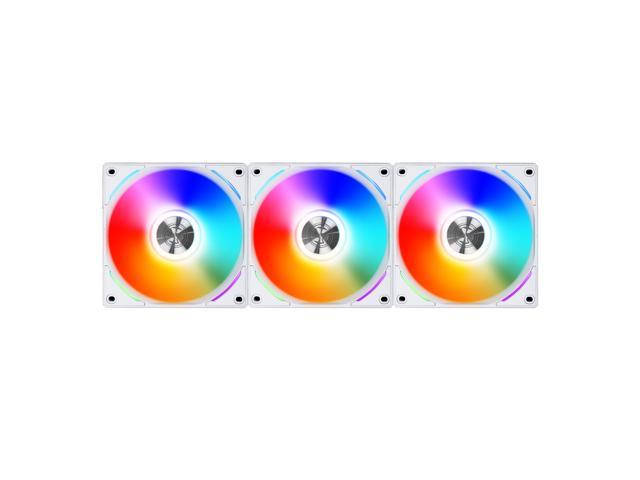 Lian Li Uni Fan Al120 Rgb White 3x 12cm Fan Pack with Controller