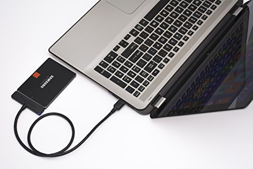 Sabrent USB 3.0 to SSD / 2.5-Inch SATA Hard Drive Adapter [Optimized for SSD, Support UASP SATA III] (EC-SSHD)