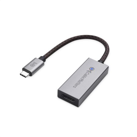 Cable Matters 48Gbps USB C to HDMI Adapter Supporting 4K 120Hz and 8K HDR - Thunderbolt 3 and Thunderbolt 4 Port Compatible - Maximum Supported Resolu