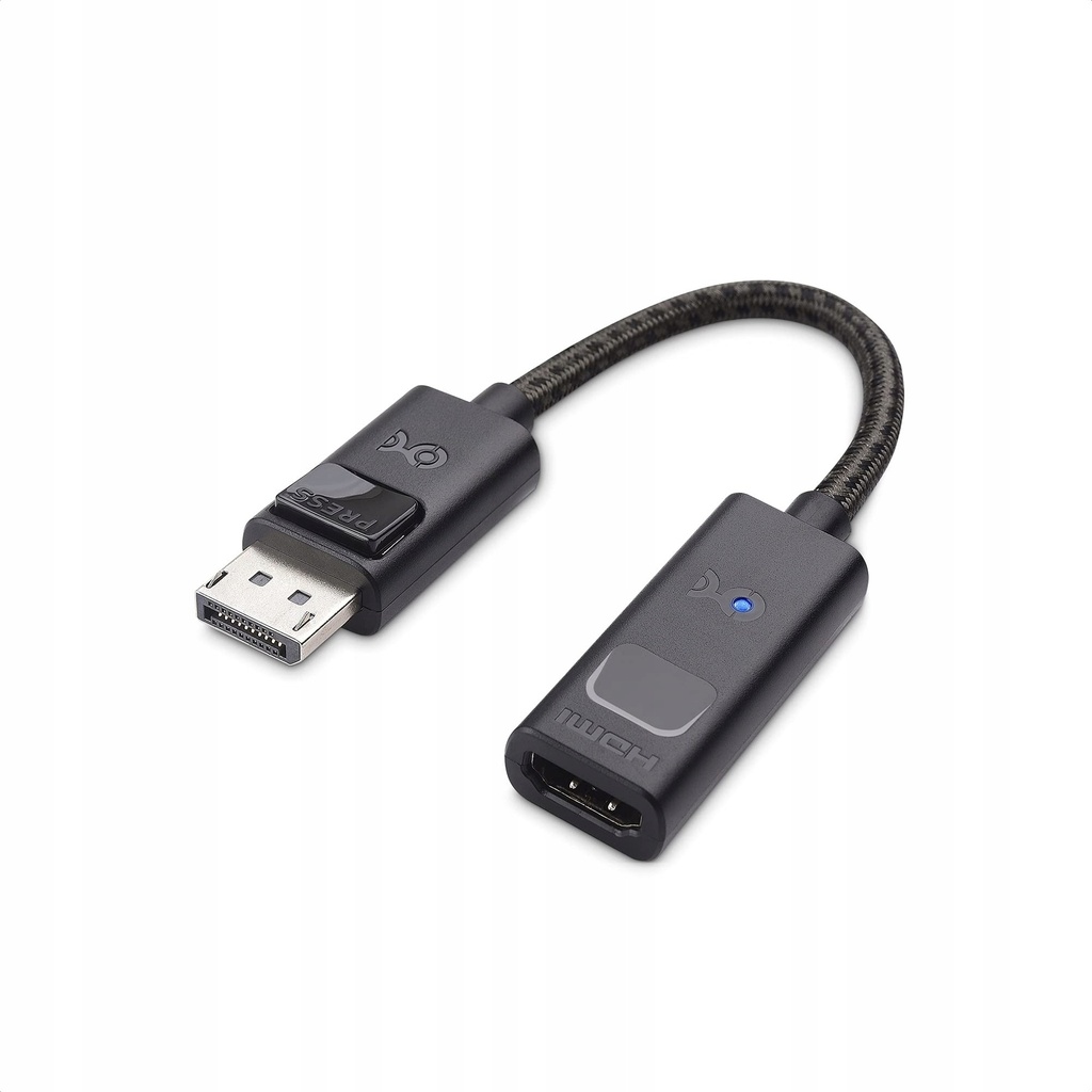 Cable Matters Adaptateur HDMI DisplayPort 1.4 avec 4K 120Hz ou 8K 60Hz, Adaptateur Displayport HDMI 8K