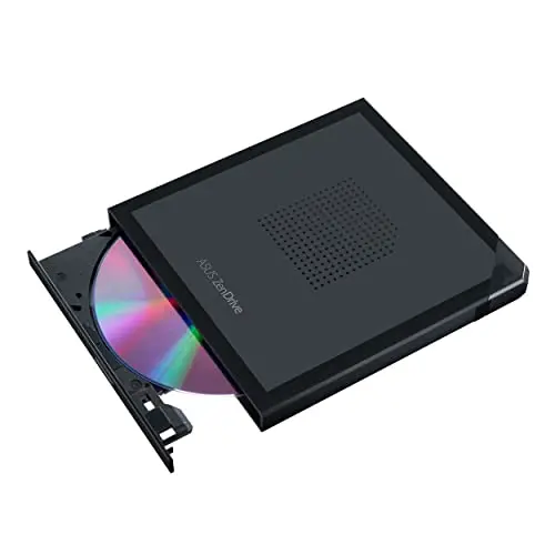 Asus TeK SDRW-08V1M-U-BLK-G-as ZenDrive V1M External 8X DVD USB-C Drive, Black
