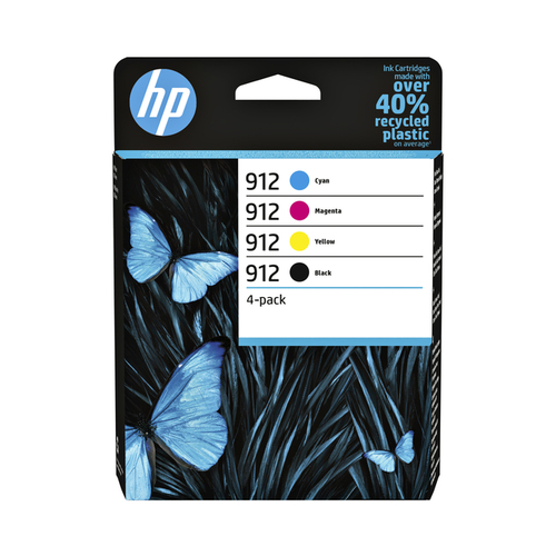 Pack Hp 912 / Noir - Cyan - Magenta - Yellow