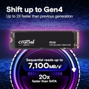 Crucial P310 SSD 1To PCIe Gen4 NVMe M.2 2280