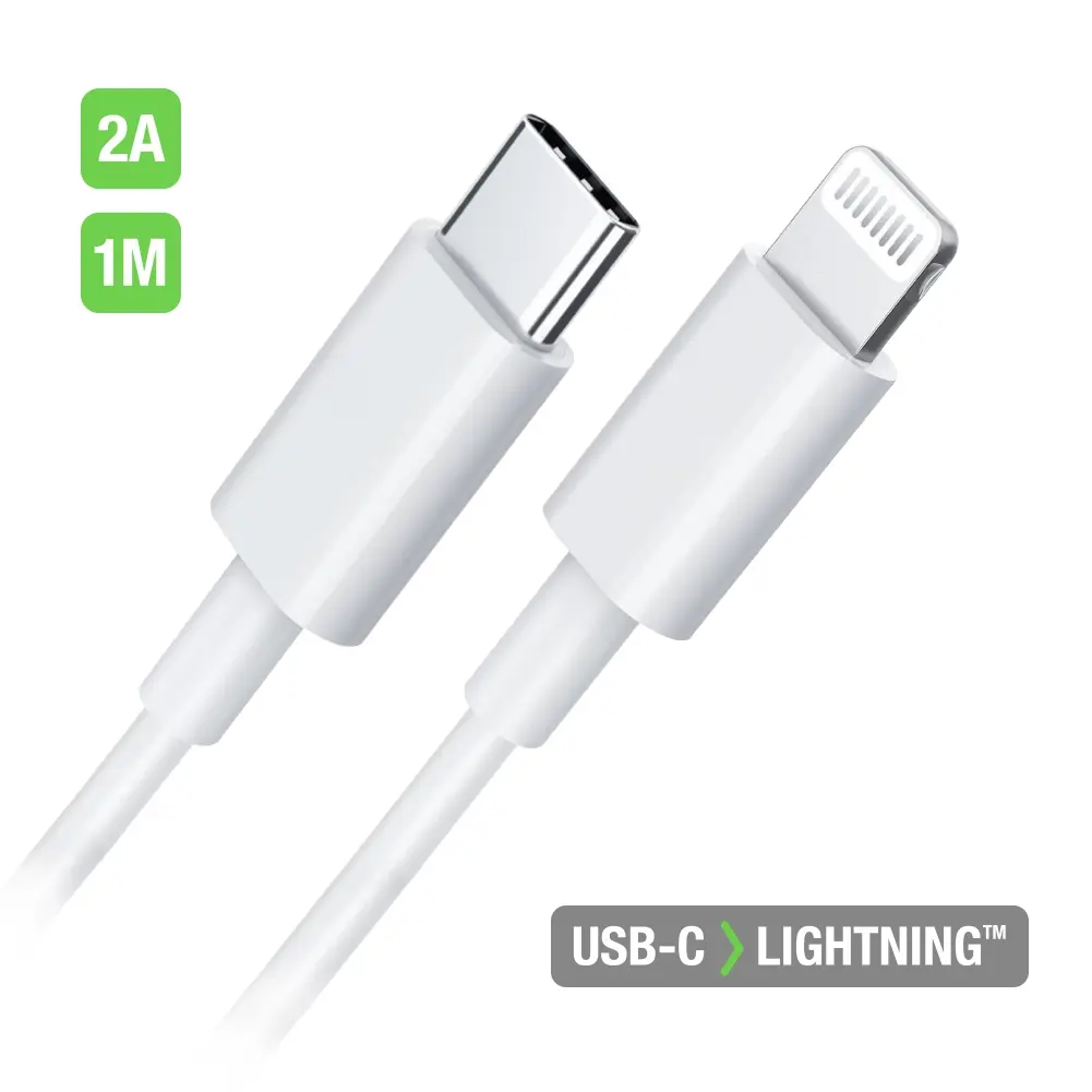 Câble USB-C vers Lightnning 1M