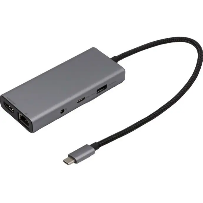 MiniDock USB-C 2x HDMI LAN 3xUSB-A +1xUSB-C + Audio + PD 3.0