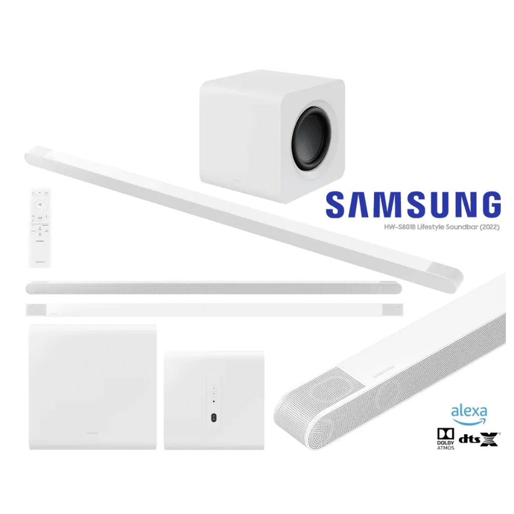Barre de son Samsung S-Series HW-S801B 3.1.2ch