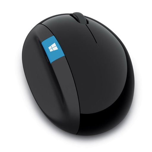 [L6V00001] Microsoft Sculpt Ergonomic L6V-00001 Wireless Bluetrack Mouse, Black