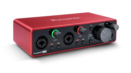 [SCARLETT-2I2-3G] Focusrite Scarlett 2i2 2x2 USB Audio Interface (3rd Generation)