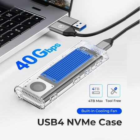 [TCM2-U4-BL-BP] ORICO 40Gbps M.2 NVMe External SSD
