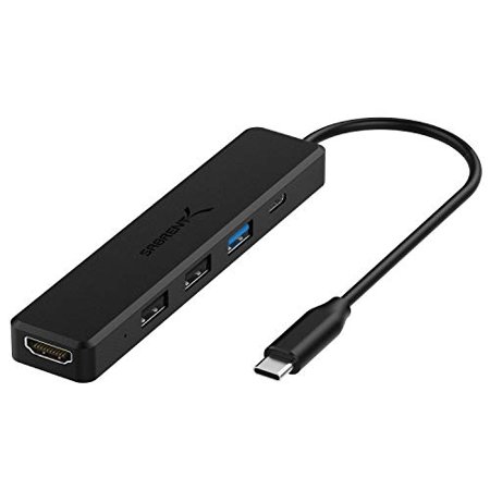 [HB-TC5P] Sabrent Multi-Port USB Type-C Hub