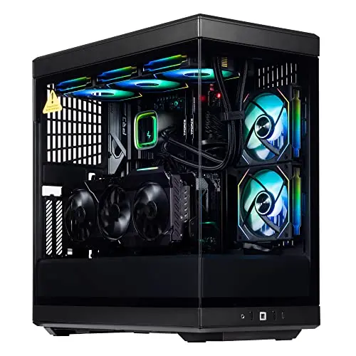 [CS-HYTE-Y40-B] HYTE Y40 S-Tier Aesthetic Panoramic ATX Mid-Tower Gaming Computer Case, Black