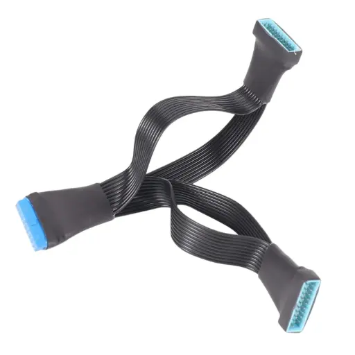 [4NB1107063] Câble Répartiteur USB 3.0 19 Broches 1to2 Pour Carte Mère 20 Broches