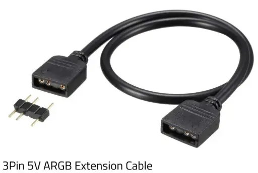 [769163415652] AURA CABLE LED 5V 3 Pin / 12V Extension for MS