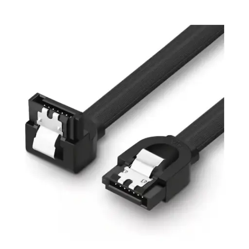 [AR04649] Cable de donnés SATA avec clip en metal 40 cm