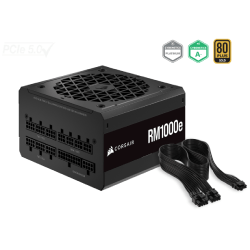 [CP-9020264-EU] Corsair RM1000e (2023) Alimentation ATX Entièrement Modulaire