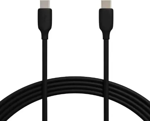 Câble de chargement rapide USB-C vers USB-C 2.0, vitesse de 480 Mbit/s, certifié USB-IF, pour Apple iPhone 16/15, iPad, Samsung Galaxy, tablettes, ordinateurs portables, 3 m, noir