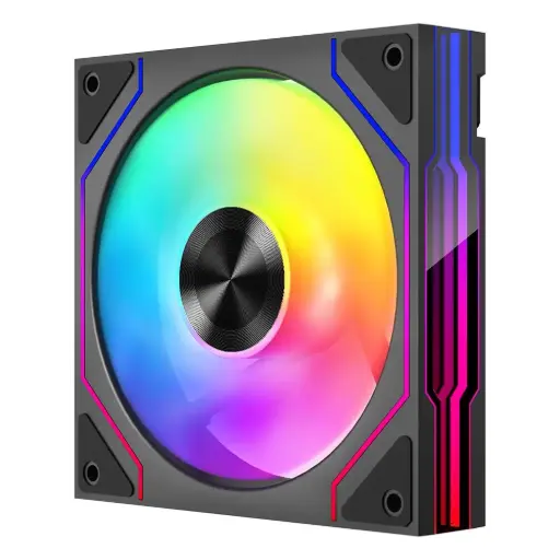 TZMRIT Prism-STARTRAIL 120mm Infinite Mirror ARGB PC Fan (BK)