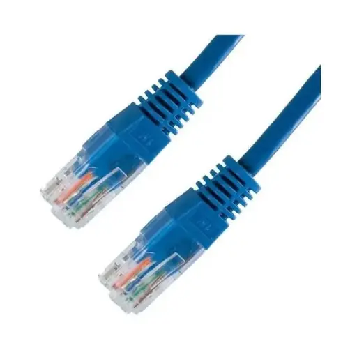 Cordon RJ45 catégorie 6 U/UTP bleu - 0,3 mètre