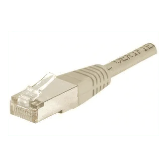 [ECF-852606] Cordon RJ45 cat. 6 F/UTP gris composite Cuivre Aluminium 30 mètres