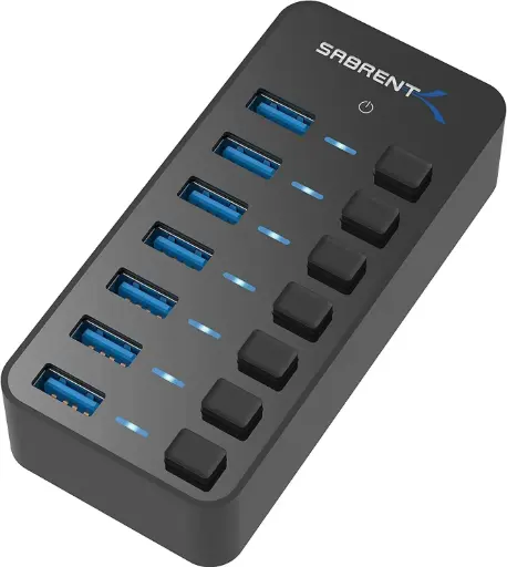 [819921013804] SABRENT Hub USB Alimenté